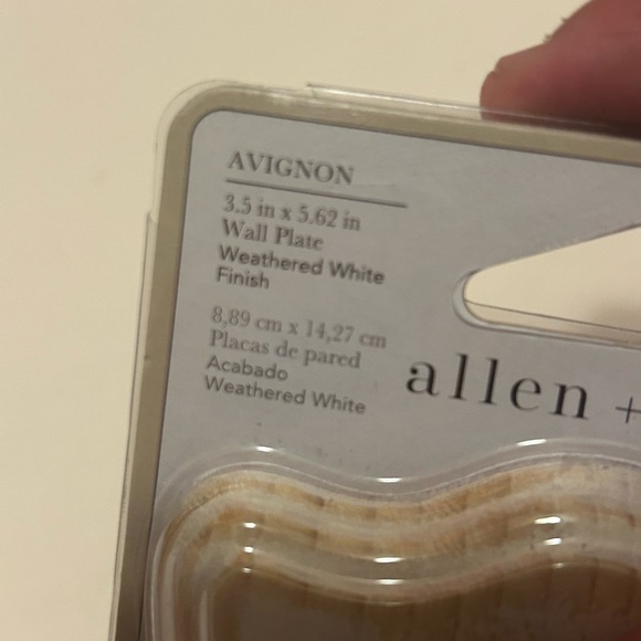 Allen + Roth Weather White  Finish Light Switch Cover - Picture 4 of 4